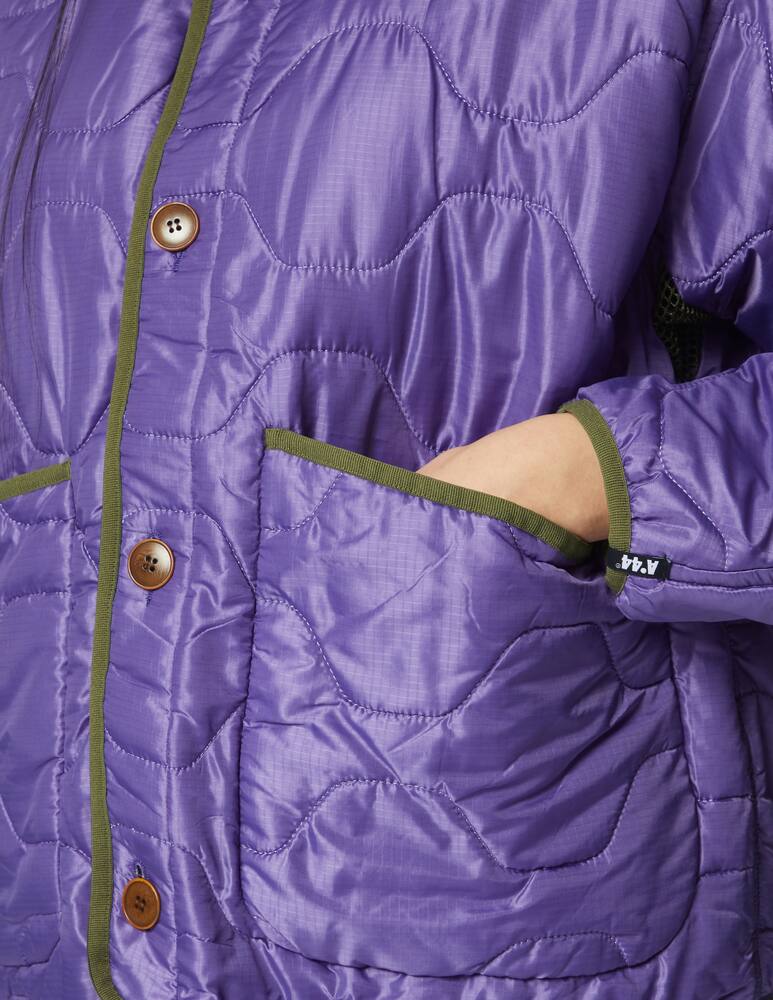 rinascente A44 Quilted hooded jacket