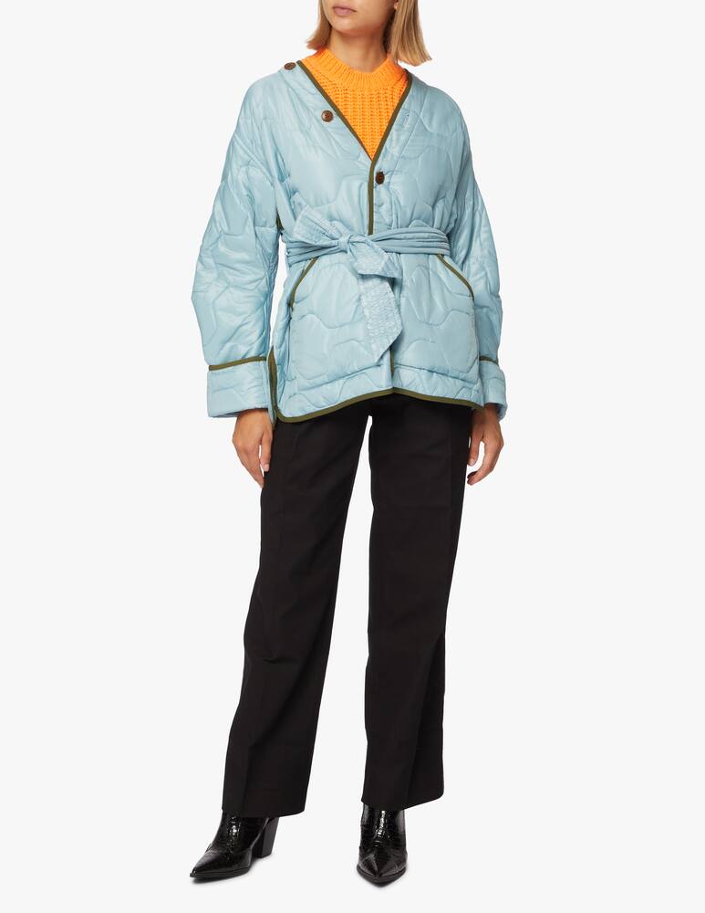 rinascente A44 Cappotto trapuntato con cintura