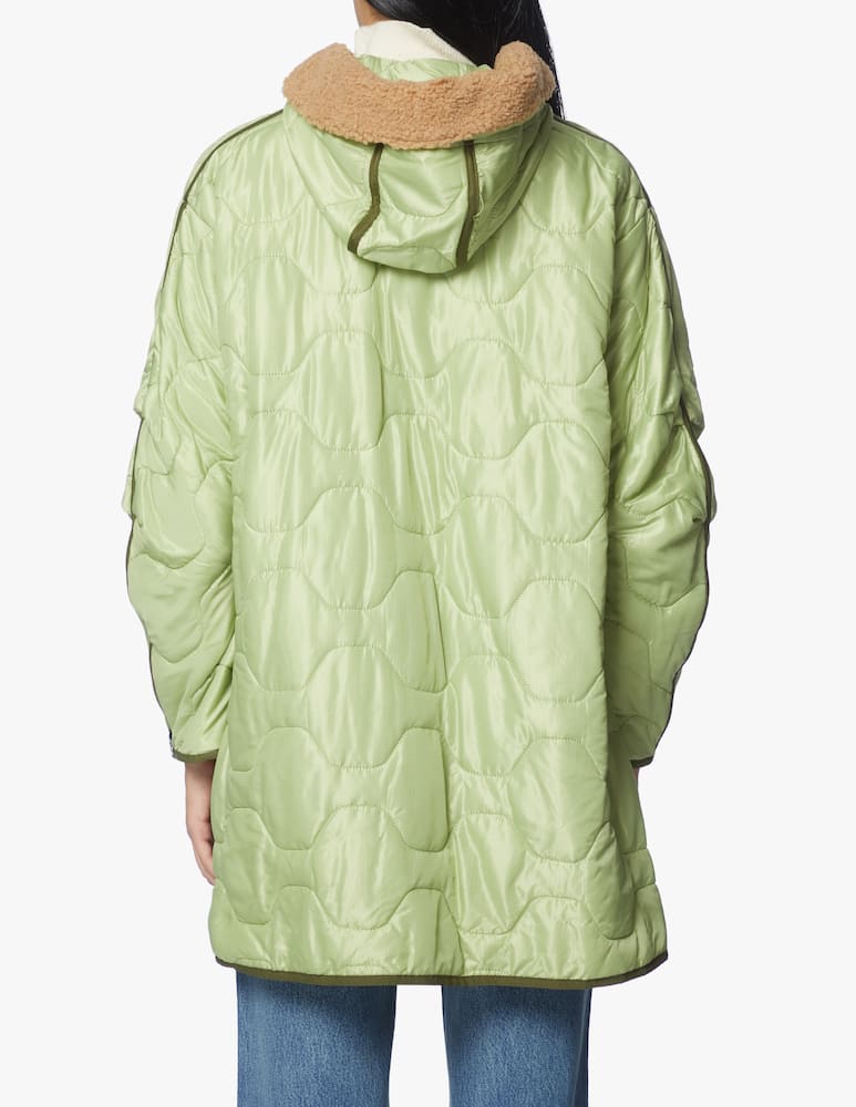 rinascente A44 Cappotto trapuntato con cappuccio staccabile