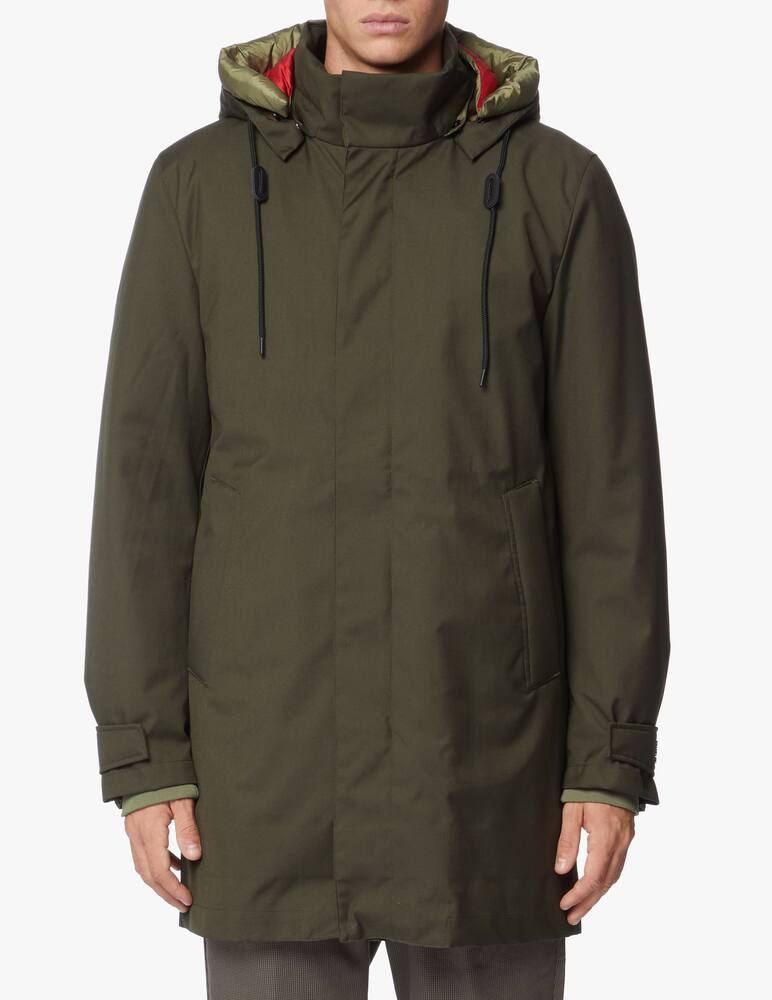 rinascente Add Removable hood sheldrom jacket