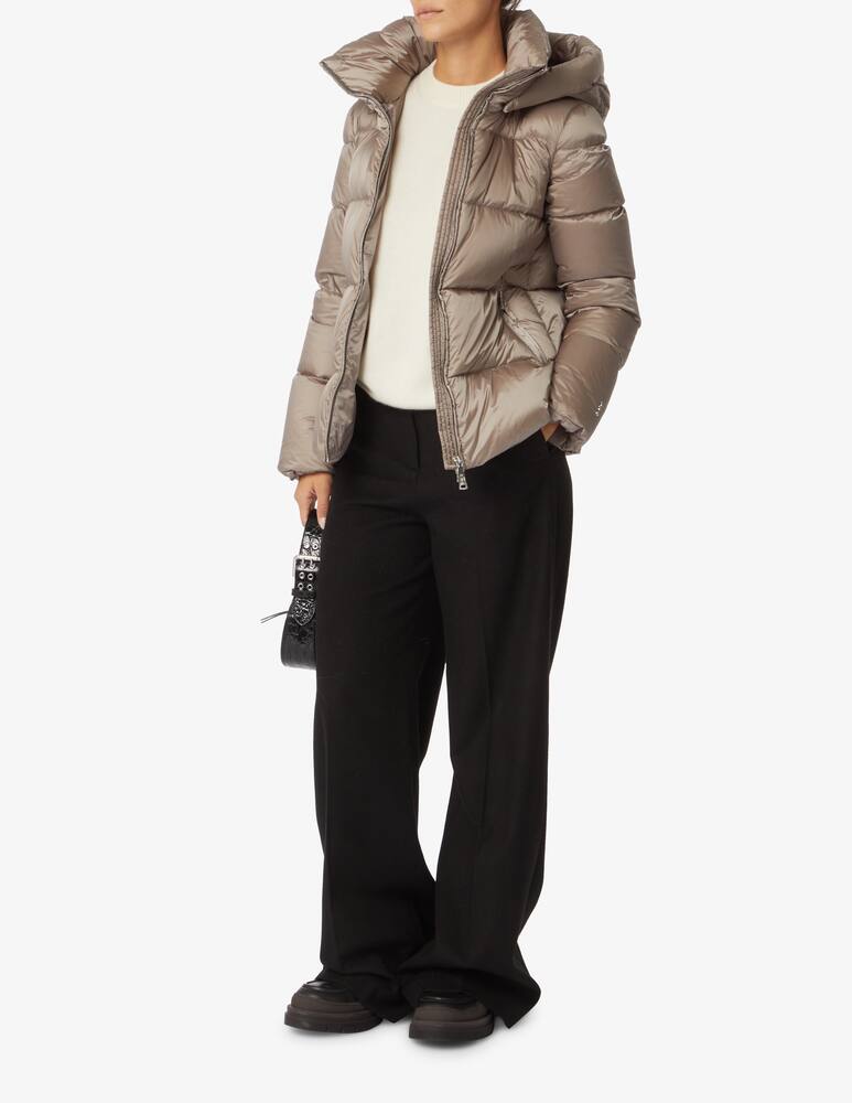 rinascente Add Down jacket with detachable hood - Beige