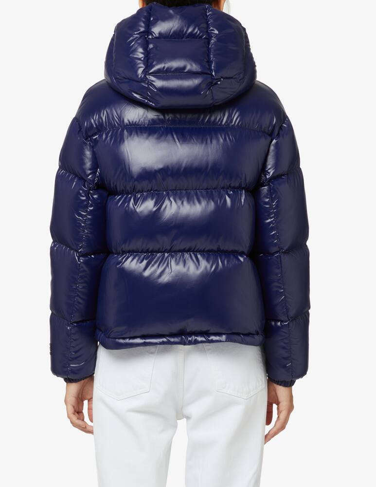 Add Short down jacket with detachable cuff - Blue - picture 3 Add Short down jacket with detachable cuff - Blue - picture 3
