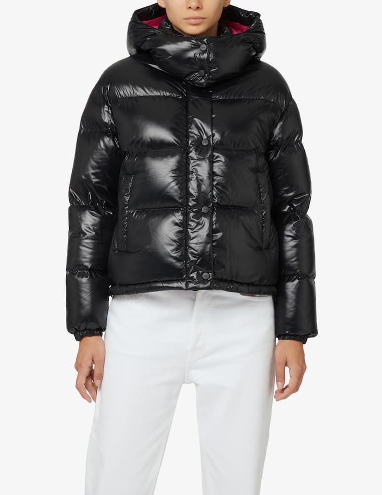 rinascente Add Short down jacket with detachable cuff - Black