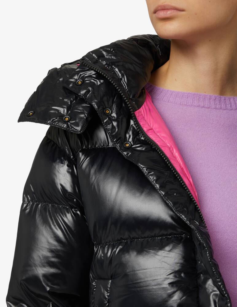 rinascente Add Short down jacket with detachable cuff - Black