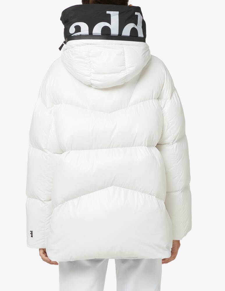 rinascente Add Hooded down jacket - White