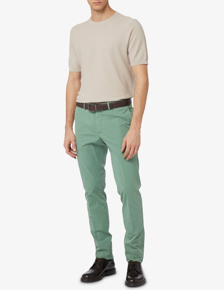 PT Pantaloni Torino Slim fit light gabardine trousers - picture 2