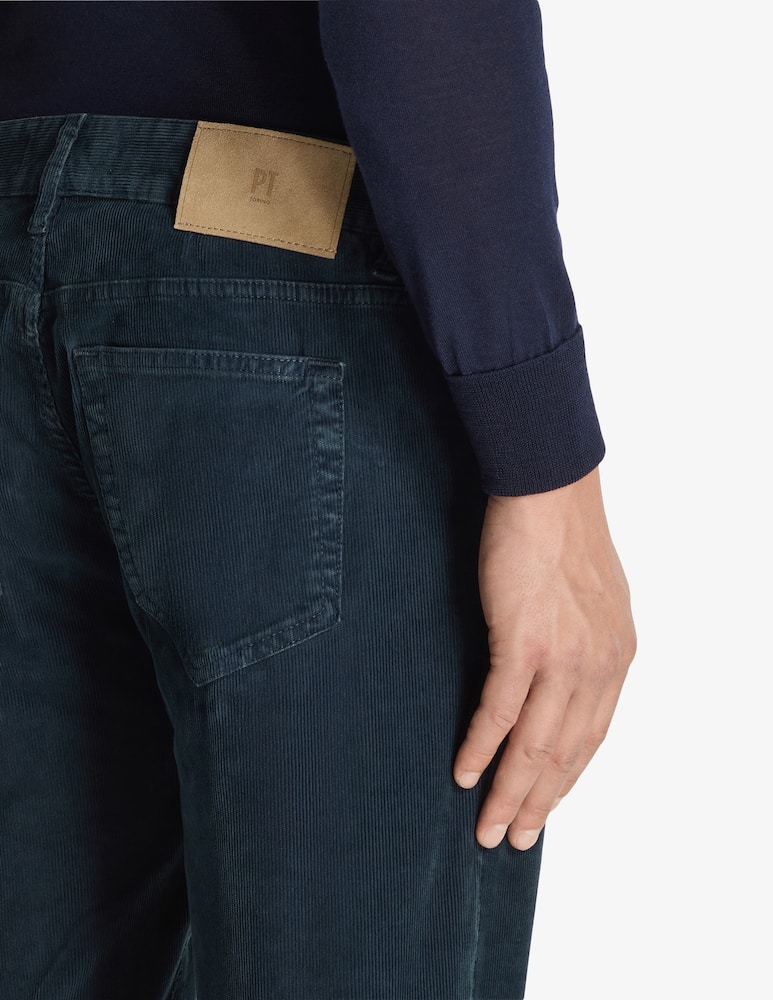 PT Pantaloni Torino Swing cinque tasche slim velluto 1000r - immagine 4 PT Pantaloni Torino Swing cinque tasche slim velluto 1000r - immagine 4