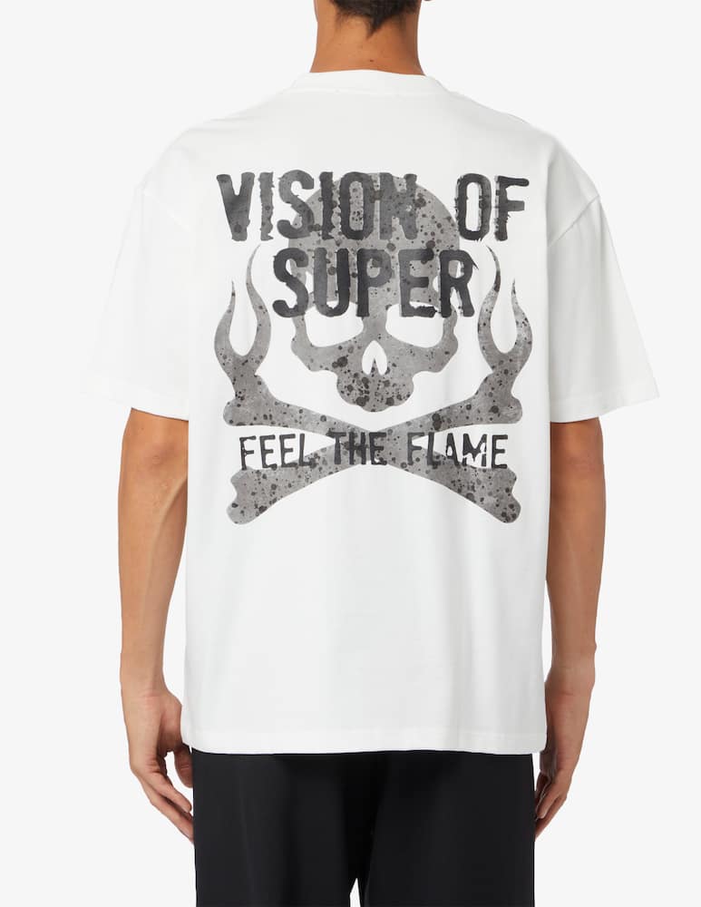 rinascente Vision of Super Maglietta con teschio retro