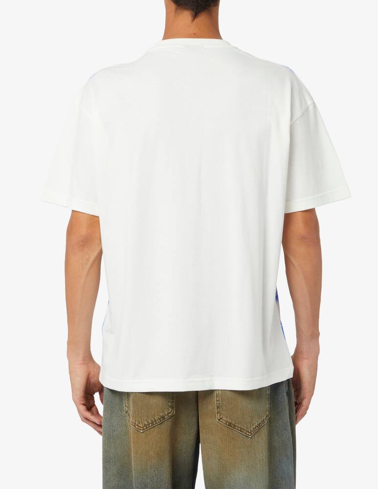 rinascente Phobia Blue lateral lightning short sleeves t-shirt