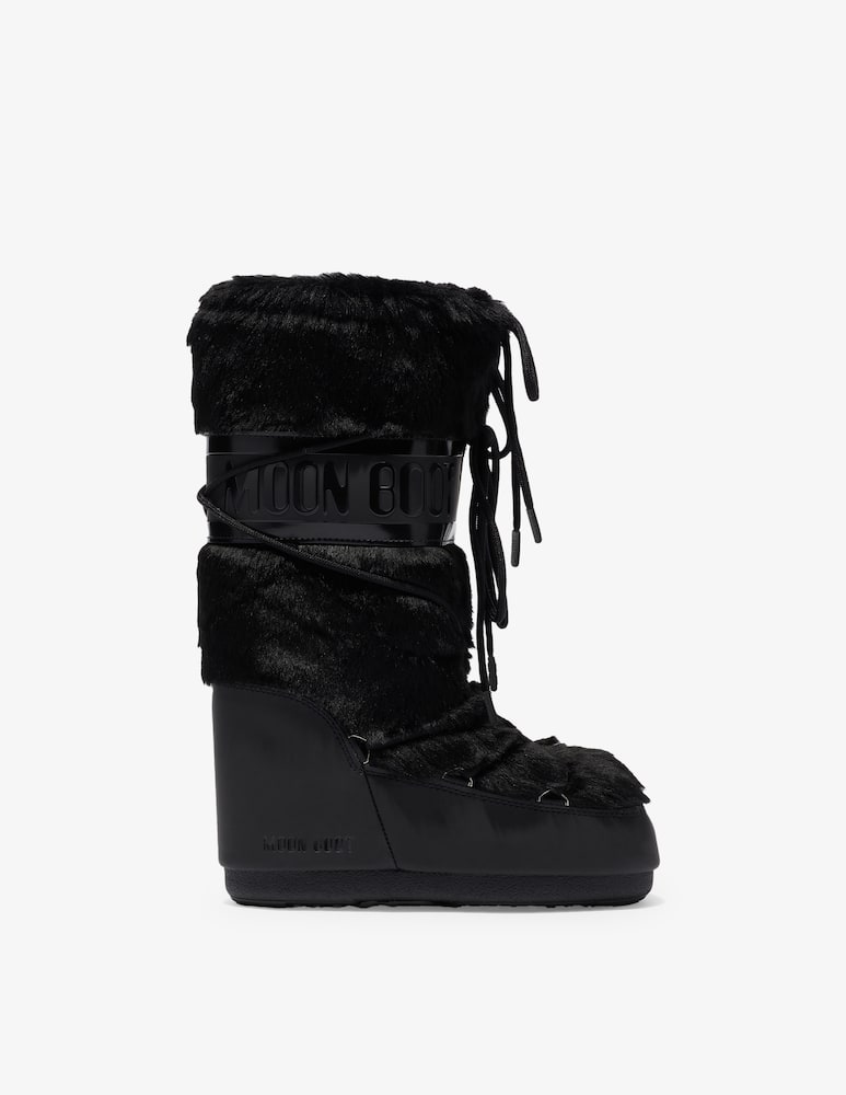 rinascente Moon Boot con high faux fur boots