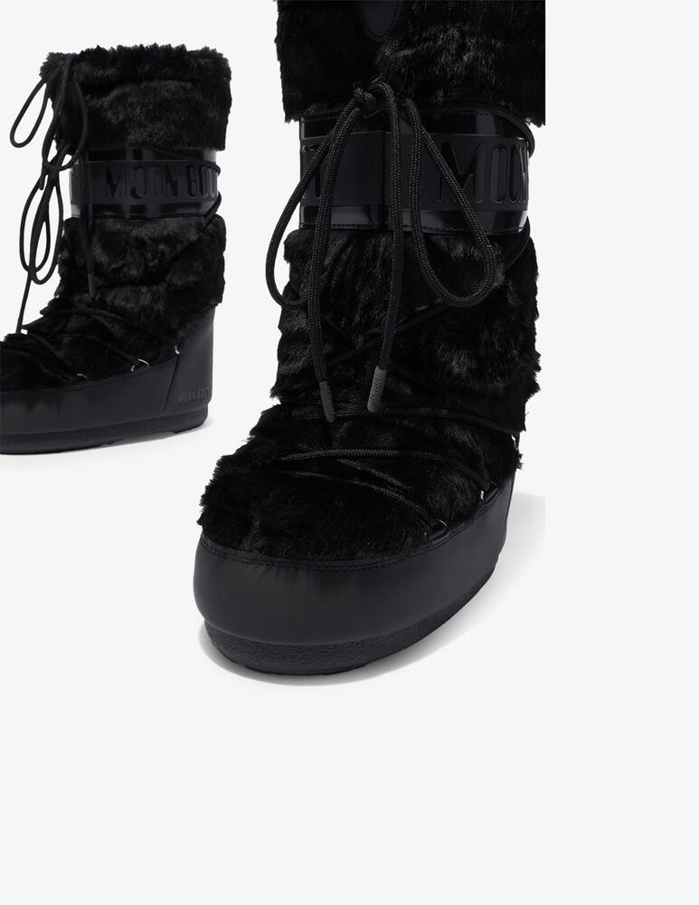 rinascente Moon Boot con high faux fur boots