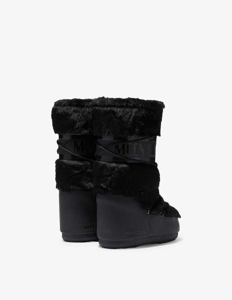 rinascente Moon Boot con high faux fur boots