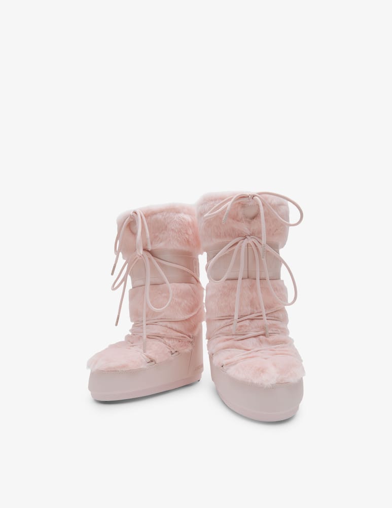 Moon Boot Icon high faux fur flat boots - picture 2 Moon Boot Icon high faux fur flat boots - picture 2