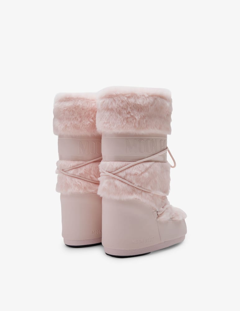 Moon Boot Icon high faux fur flat boots - picture 3 Moon Boot Icon high faux fur flat boots - picture 3