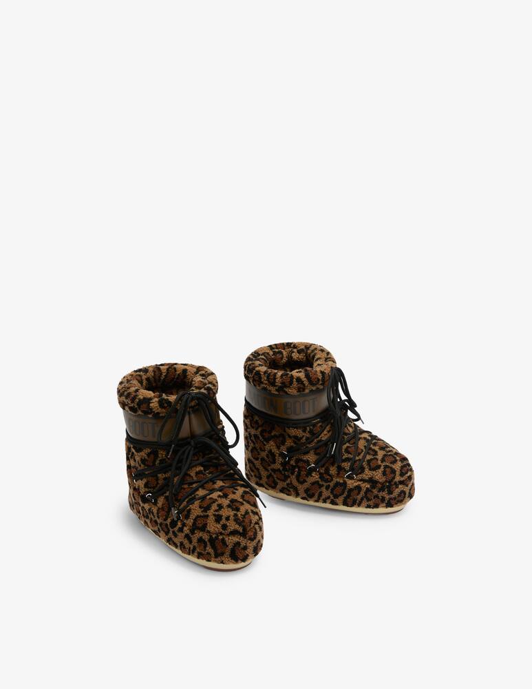 rinascente Moon Boot Stivale basso da neve in pile leo Icon