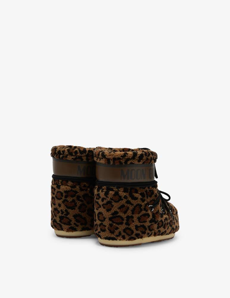 rinascente Moon Boot Stivale basso da neve in pile leo Icon