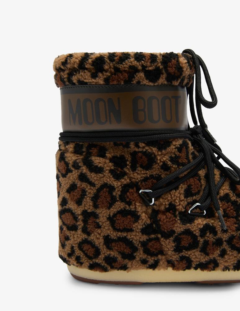 rinascente Moon Boot Stivale basso da neve in pile leo Icon
