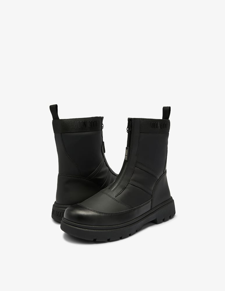 rinascente Moon Boot Stivali combat con zip