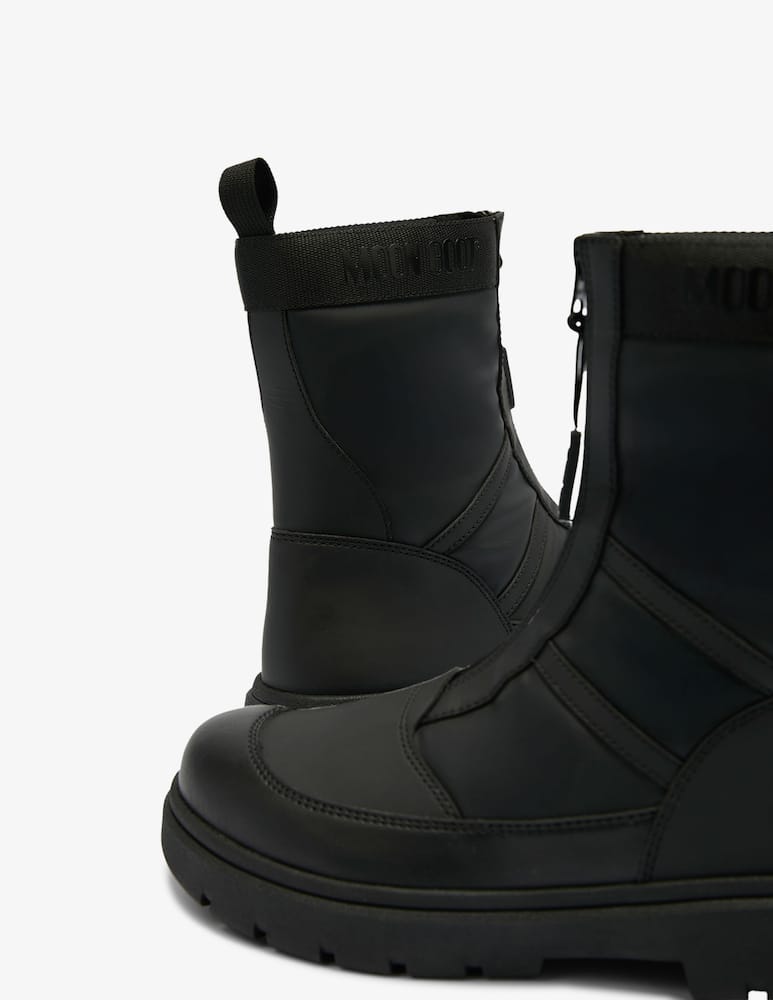 rinascente Moon Boot Stivali combat con zip