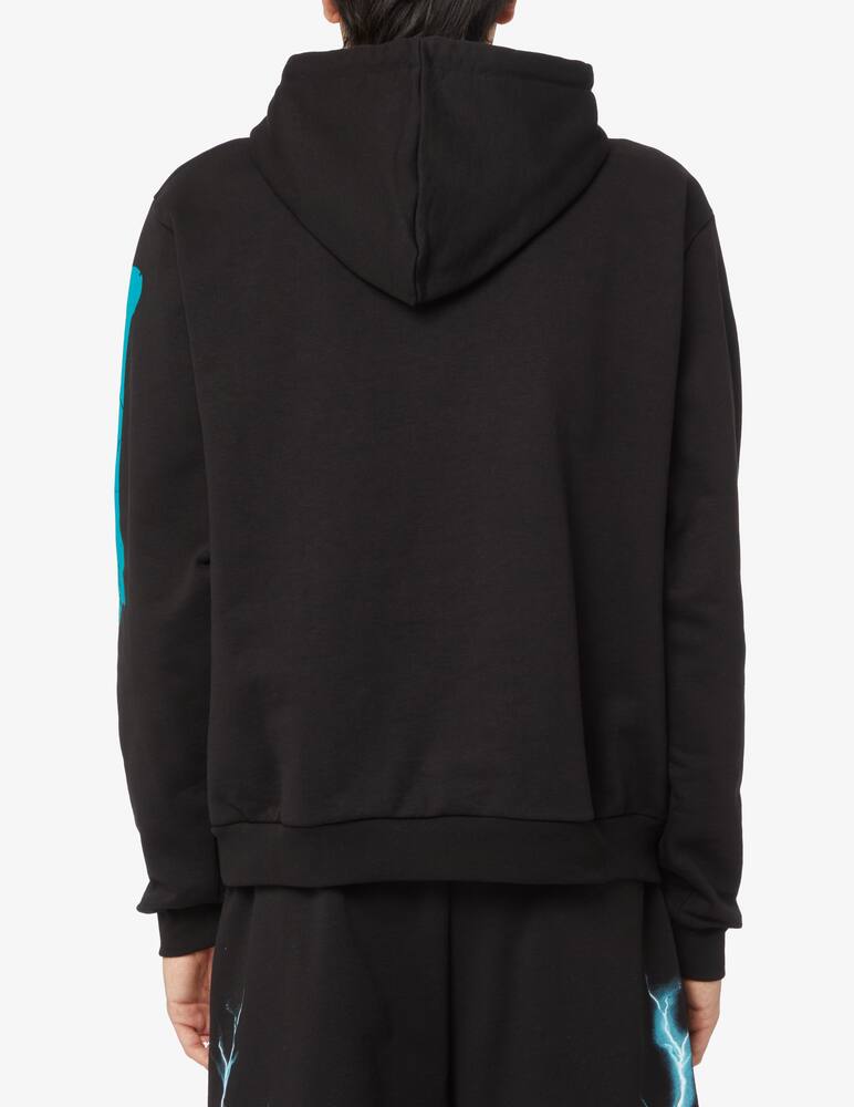 rinascente Phobia Felpa con cappuccio petrolium skeleton