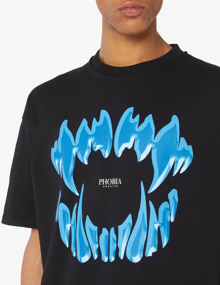 rinascente Phobia Maglietta con stampa blue mouth 