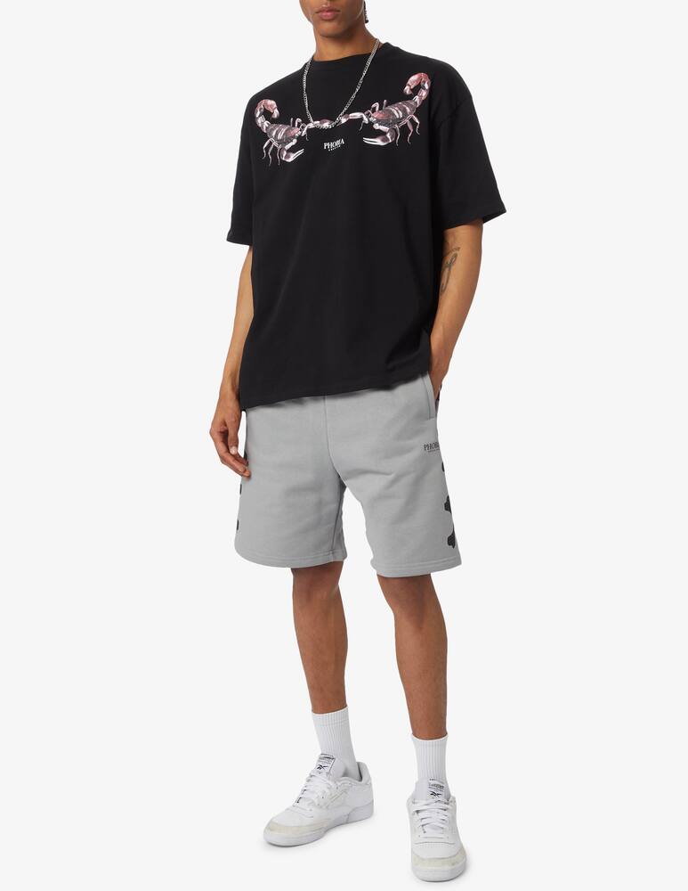 rinascente Phobia T shirt with green scorpion print 