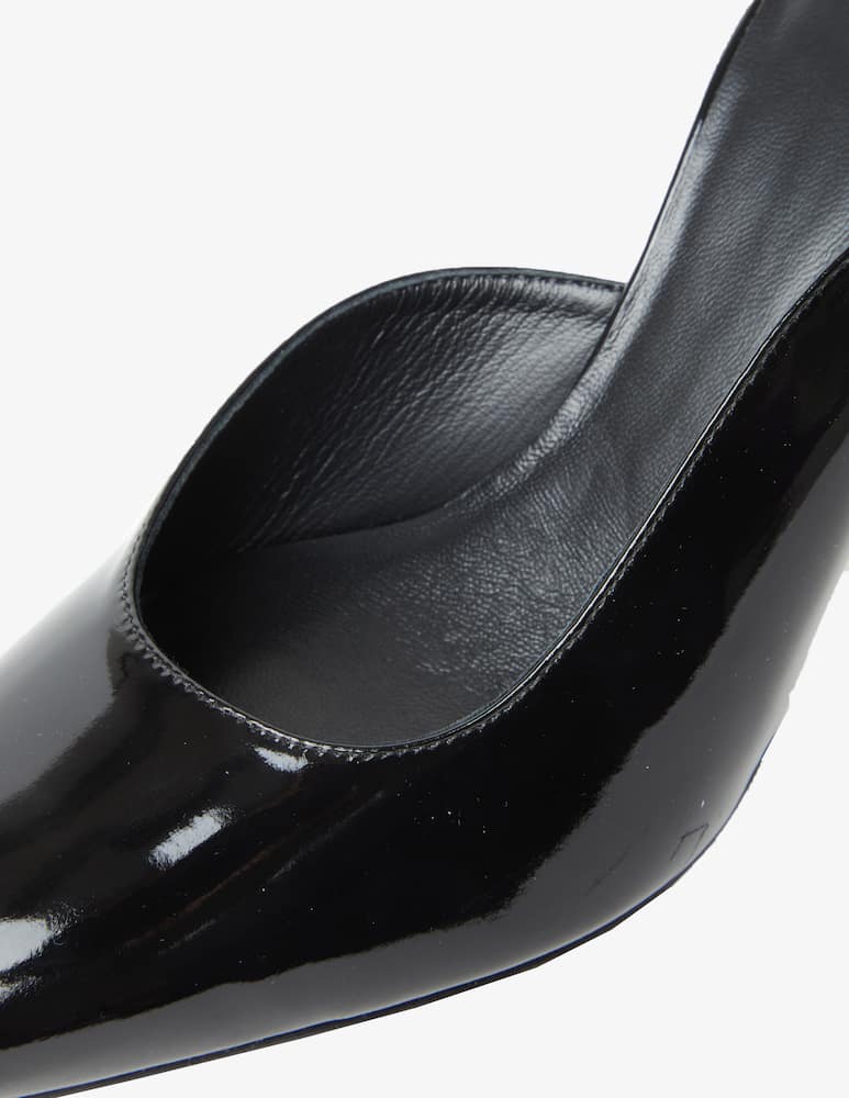 rinascente Gia Borghini Mule in pelle verniciata Abella