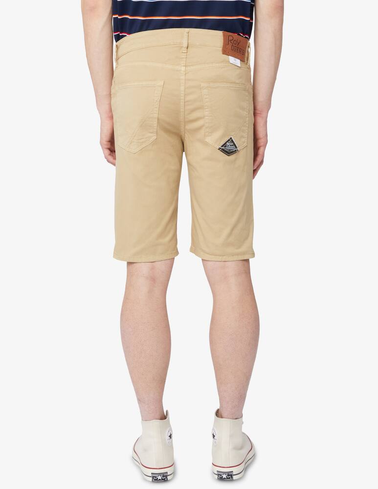 rinascente Roy Roger's 5 pockets 529 short gabardina trousers
