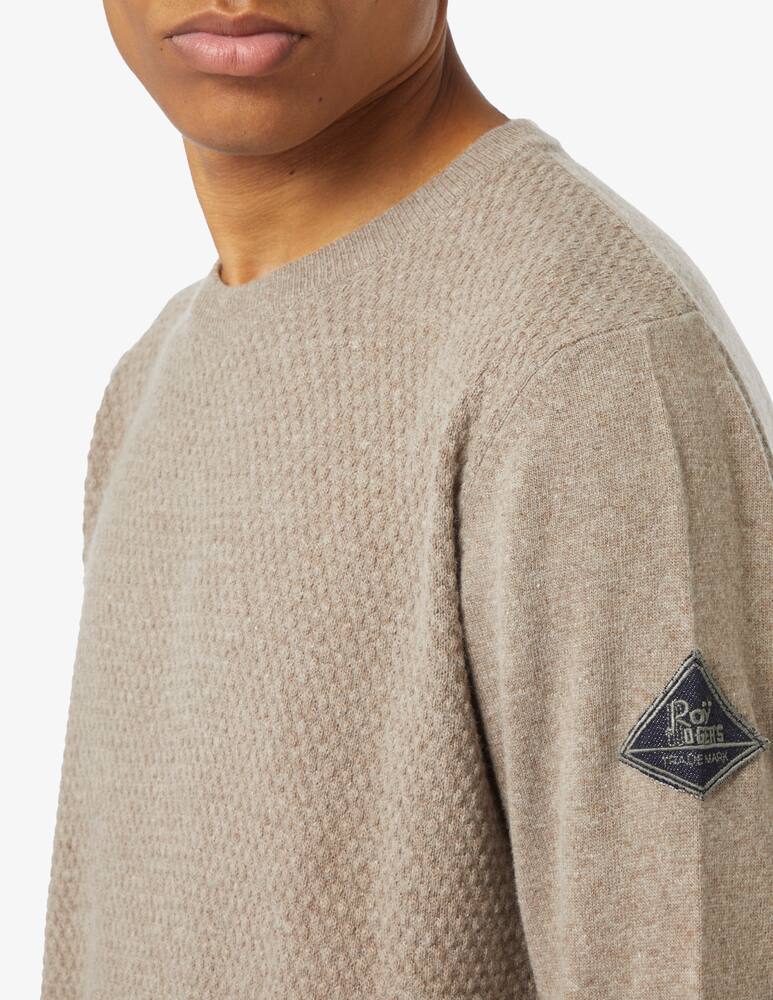 rinascente Roy Roger's Maglia girocollo lana f12 punto goffrato