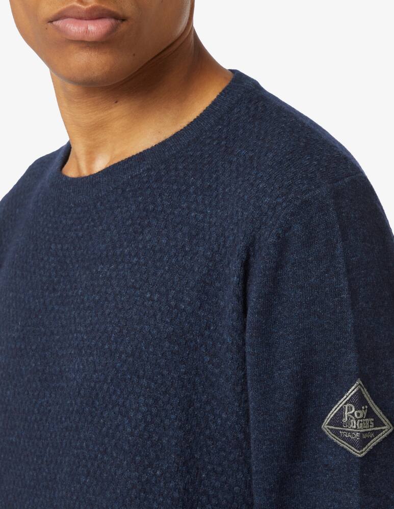 rinascente Roy Roger's Maglia girocollo lana f12 punto goffrato