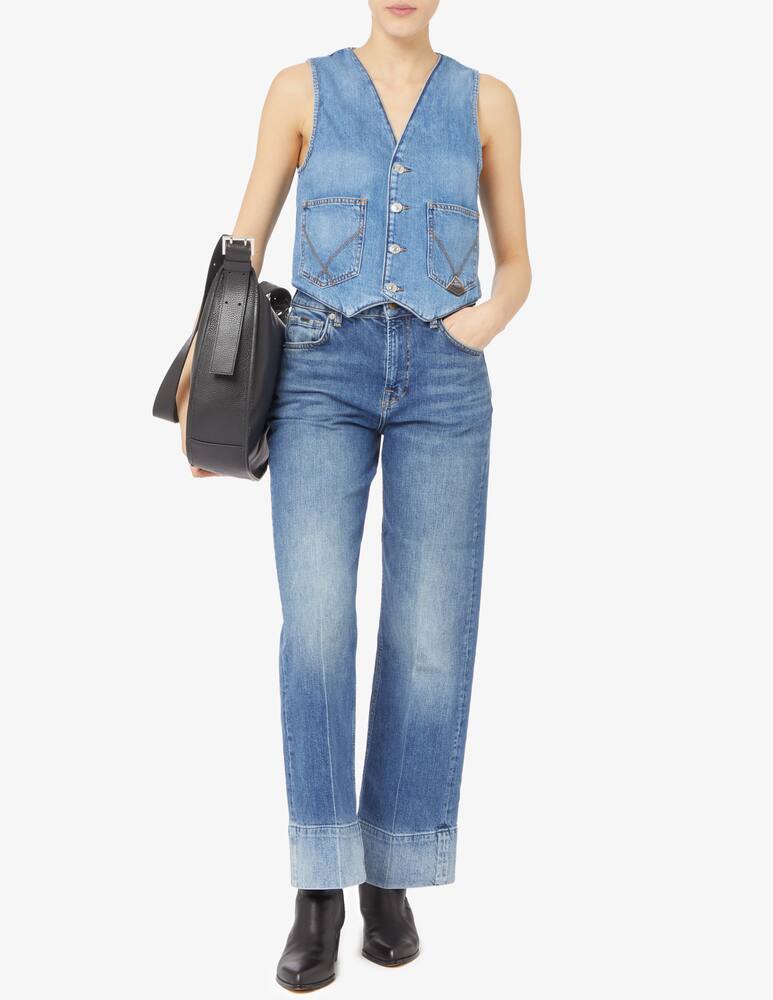 rinascente Roy Roger's Gilet in denim Summer Stone