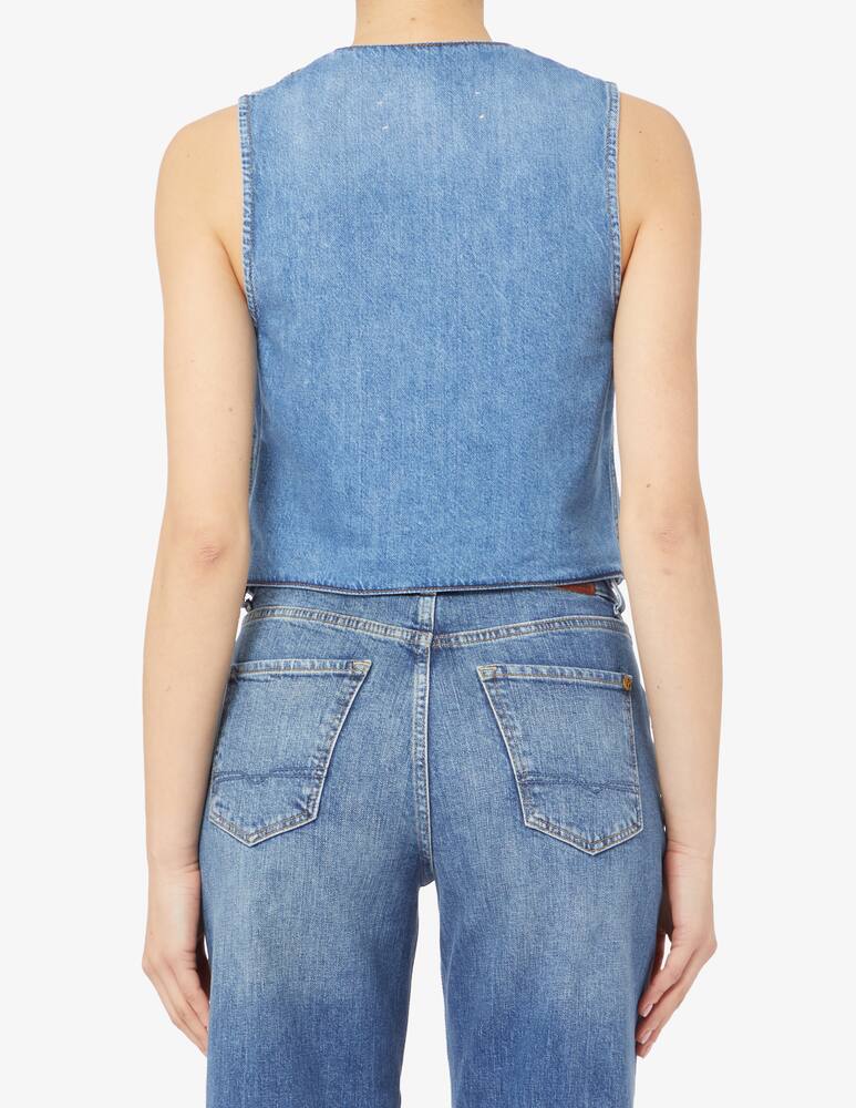 rinascente Roy Roger's Gilet in denim Summer Stone