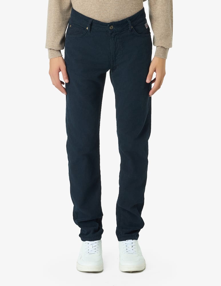 Roy Roger's 5 pocket slim fit velvet trousers - picture 1