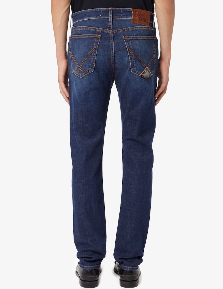 Roy Roger's Jeans 529 regular fit scuro lavato - immagine 3 Roy Roger's Jeans 529 regular fit scuro lavato - immagine 3