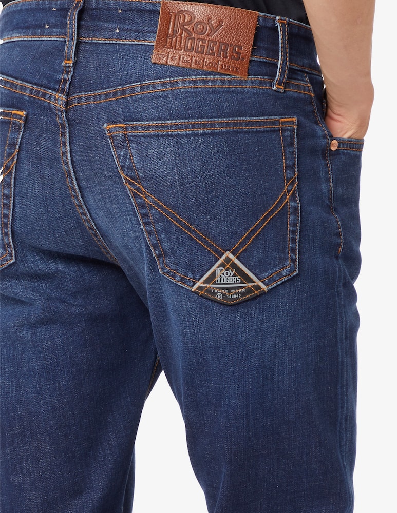 Roy Roger's Jeans 529 regular fit scuro lavato - immagine 4 Roy Roger's Jeans 529 regular fit scuro lavato - immagine 4