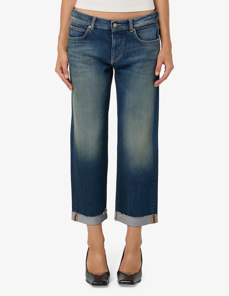 rinascente Roy Roger's Oskar denim cotton trousers