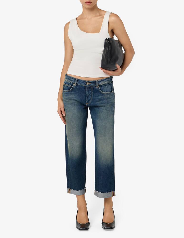 rinascente Roy Roger's Oskar denim cotton trousers