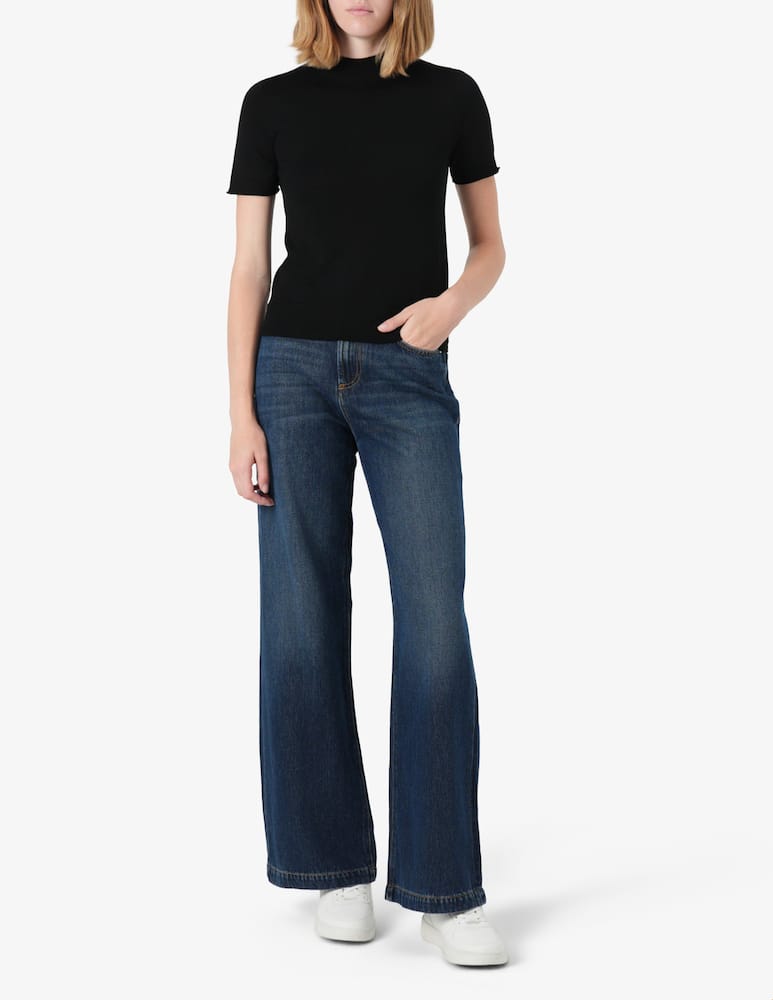Roy Roger's Jeans a gamba larga Marta - immagine 2 Roy Roger's Jeans a gamba larga Marta - immagine 2
