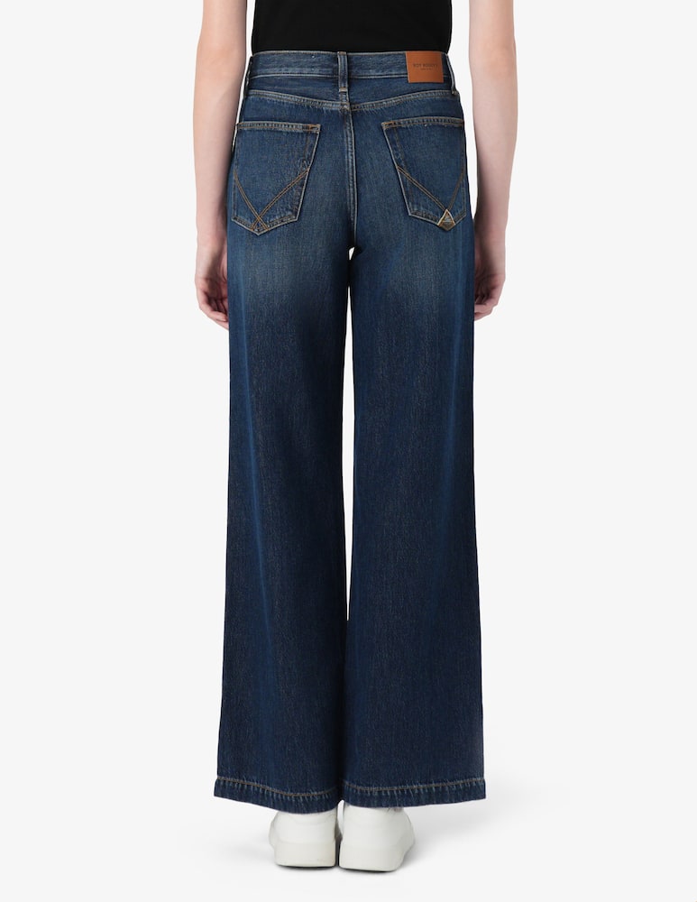 Roy Roger's Jeans a gamba larga Marta - immagine 3 Roy Roger's Jeans a gamba larga Marta - immagine 3