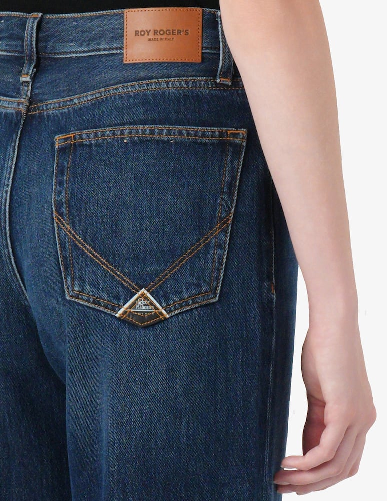 Roy Roger's Jeans a gamba larga Marta - immagine 4 Roy Roger's Jeans a gamba larga Marta - immagine 4