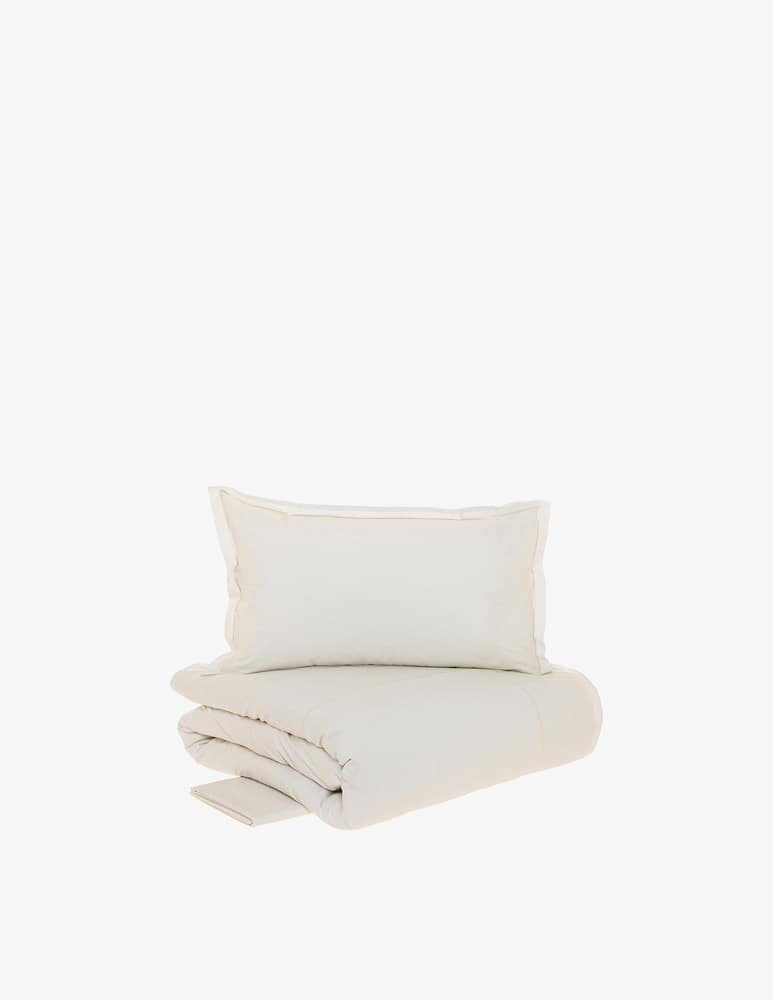 rinascente Tessitura Randi Color Set Copripiumino In Percalle Matrimoniale