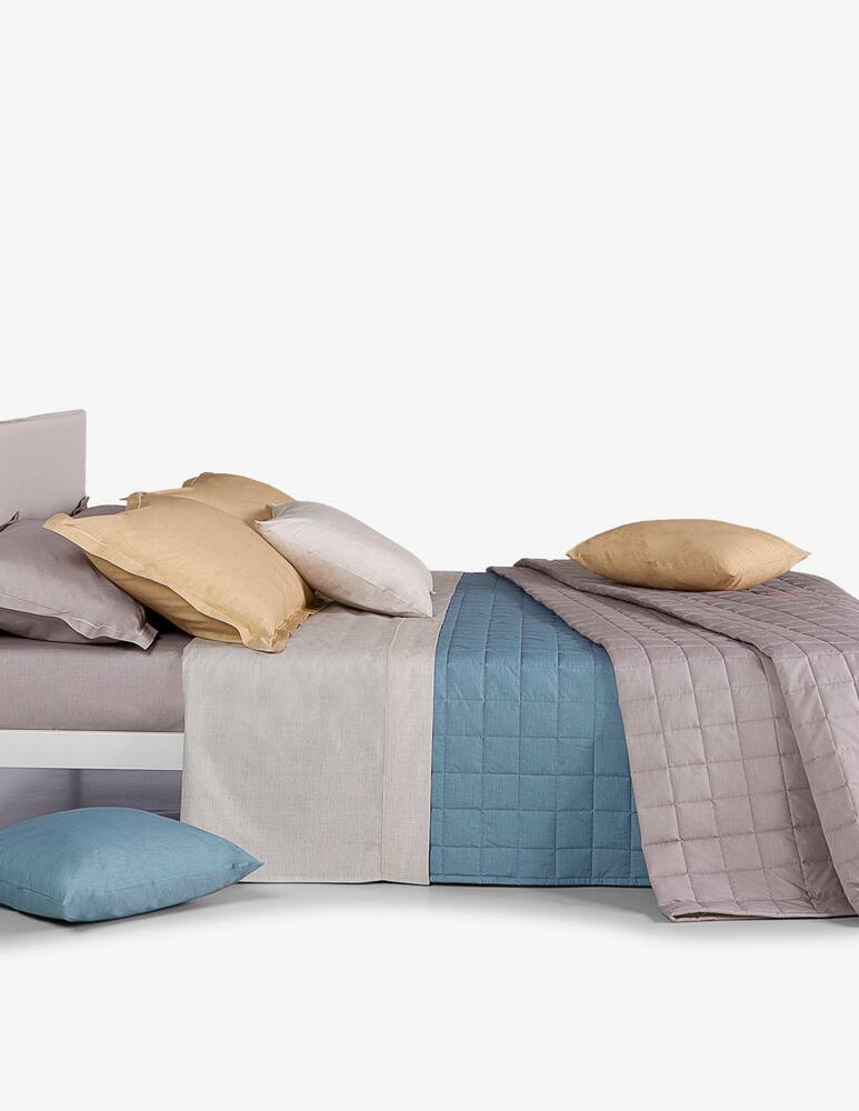 rinascente Tessitura Randi Color Bed Sheet Full Set Double Bed