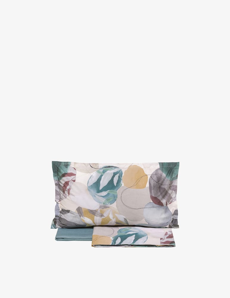 rinascente Tessitura Randi Kitami Set Lenzuola In Percalle Matrimoniale