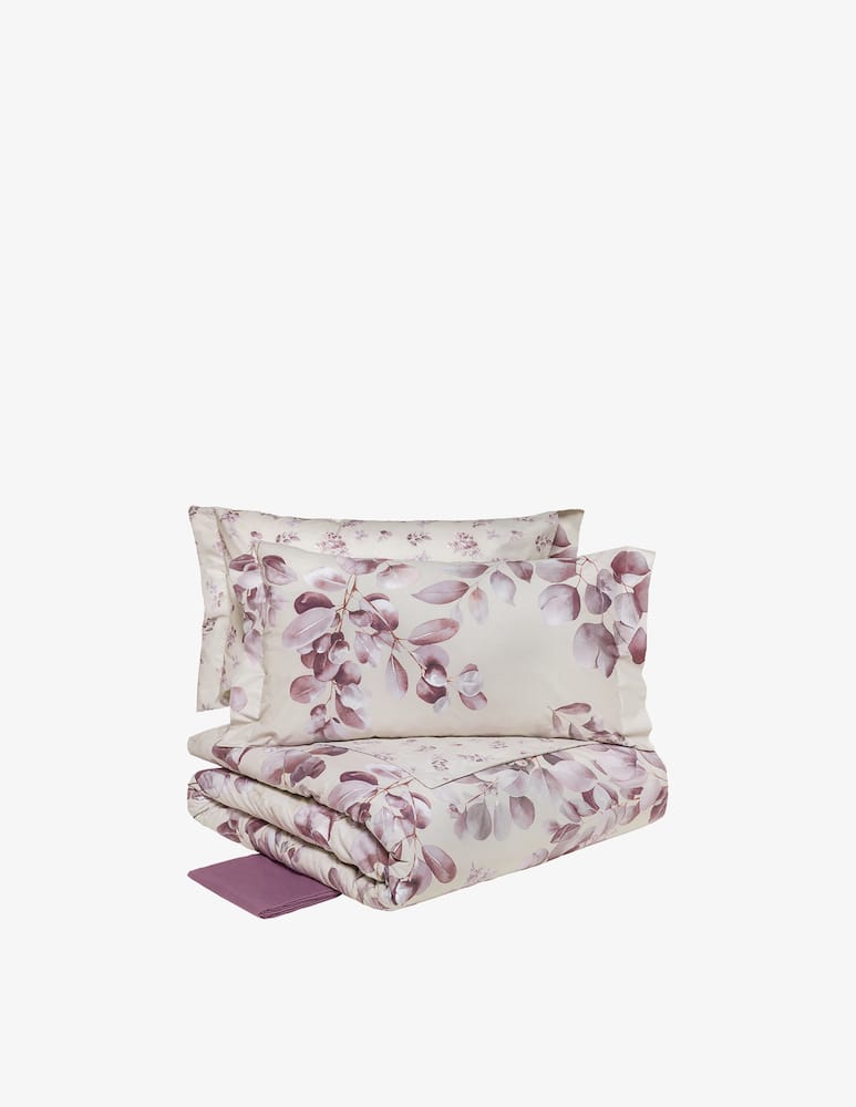 rinascente Tessitura Randi Laurel Set Copripiumino In Percalle Matrimoniale