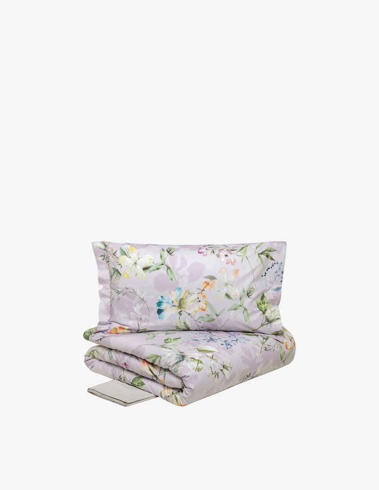 Tessitura Randi Fresia double duvet cover set in pure cotton percale - picture 1 Tessitura Randi Fresia double duvet cover set in pure cotton percale - picture 1