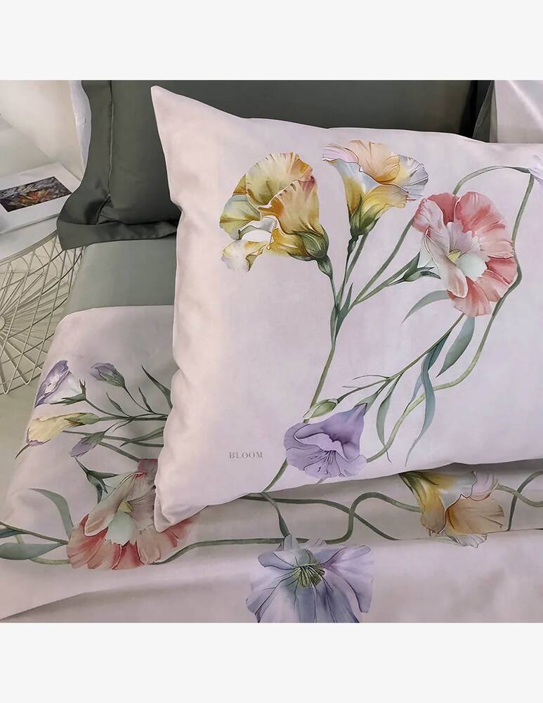 rinascente Tessitura Randi Lisianthus double bed sheet set