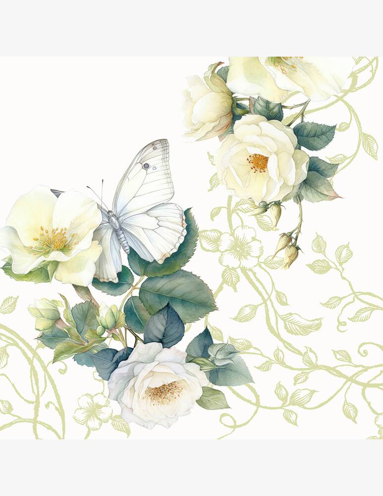 rinascente Tessitura Randi Tea rose tablecloth pure cotton digitally printed cm 150x220