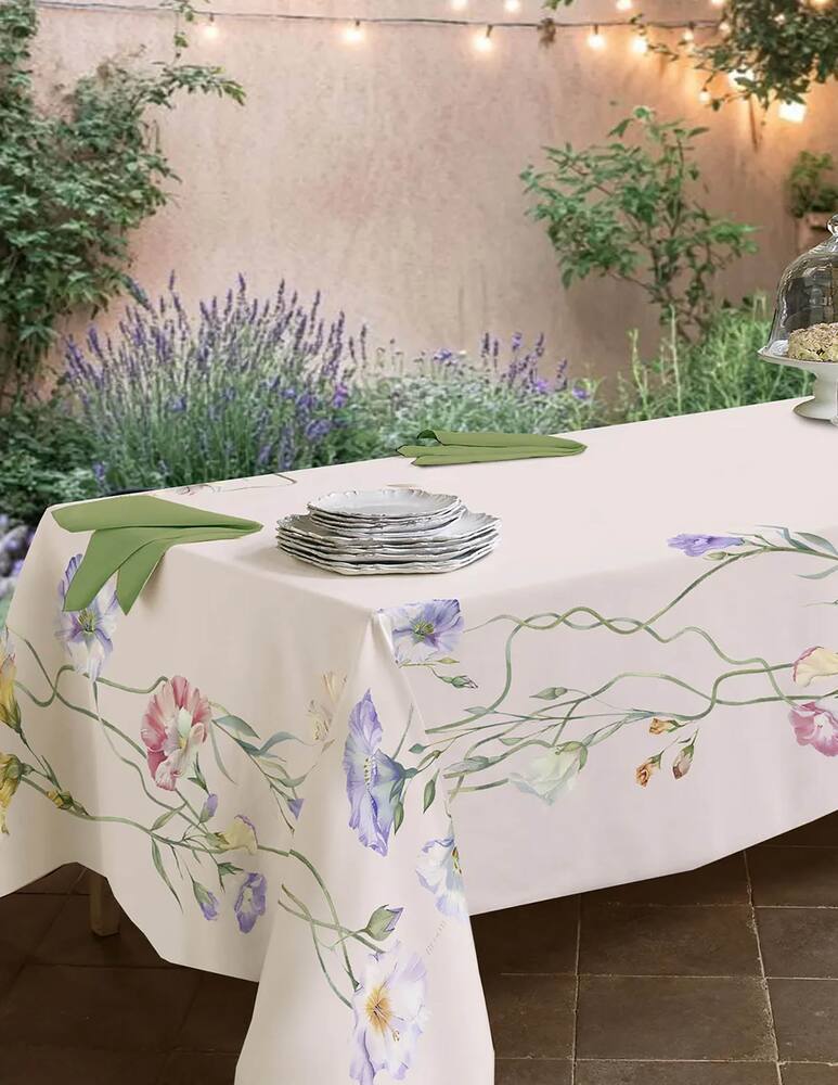 rinascente Tessitura Randi Lisianthus tablecloth