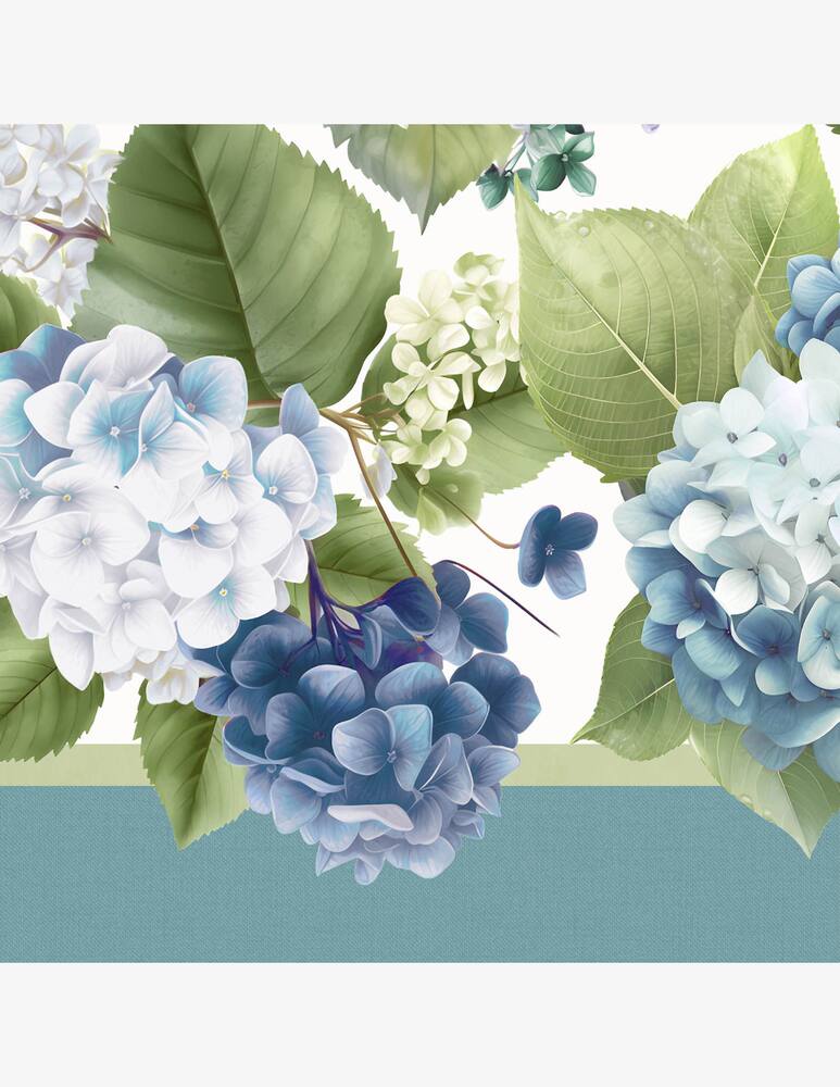rinascente Tessitura Randi Hydrangea tablecloth