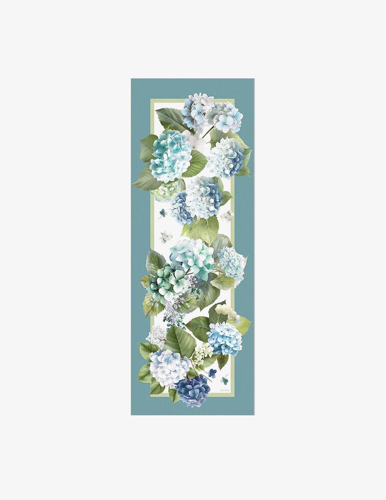 rinascente Tessitura Randi Hydrangea runner pure cotton digitally printed
